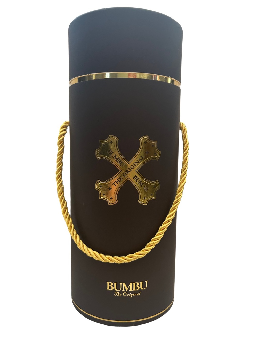Original Bumbu Rum Co decorative brown and gold gift box
